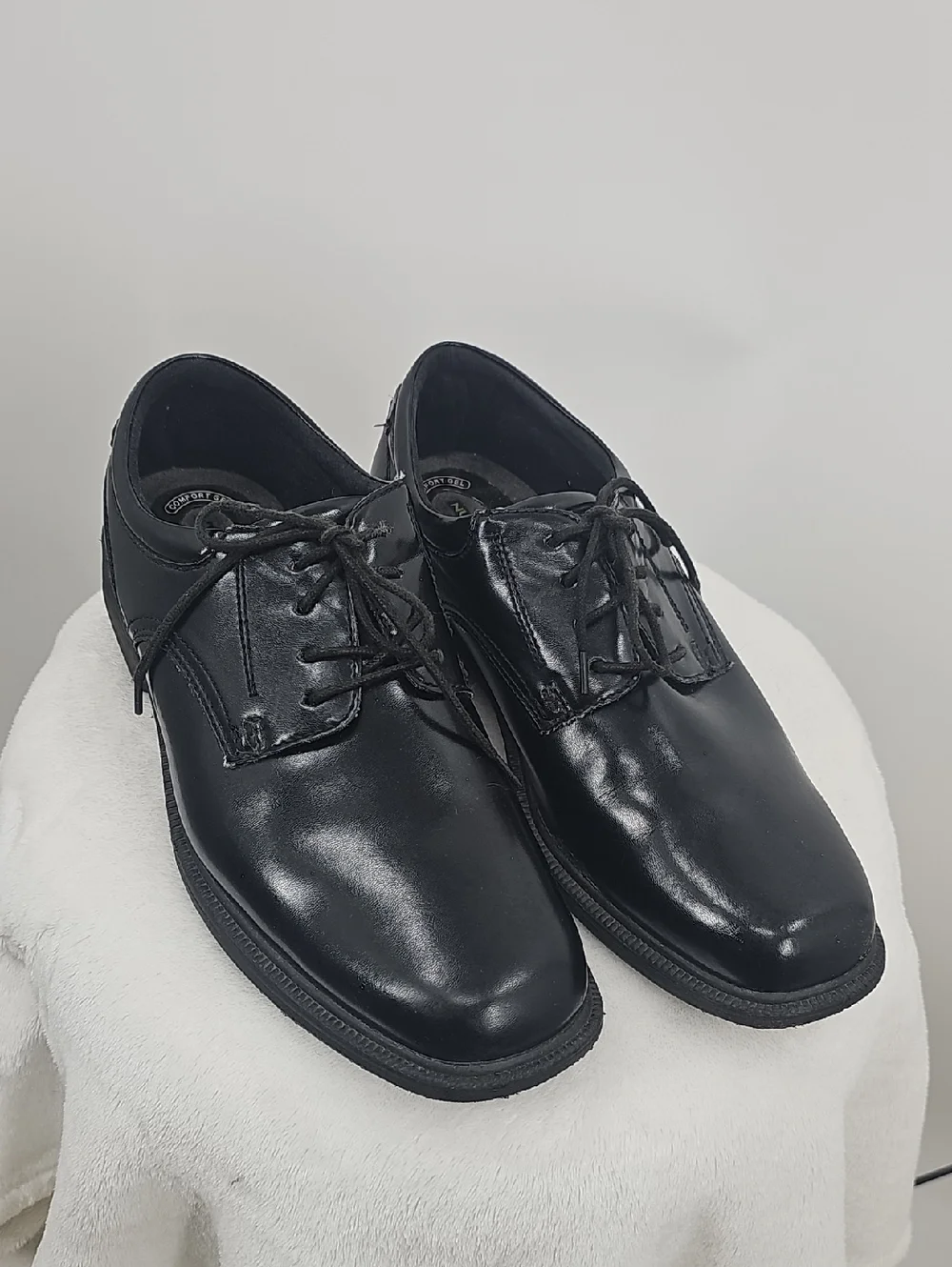 Nunn Bush Oxford Men's Black Lace-Up Leather Dress Shoes Size 11M